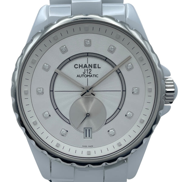 シャネル CHANEL J12-365 H4345 シルバー セラミック/SS ユニセックス 腕時計