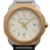 ブルガリ BVLGARI オクト ローマ 41mm OCP41SG(103928） ホワイト PG/SS メンズ 腕時計