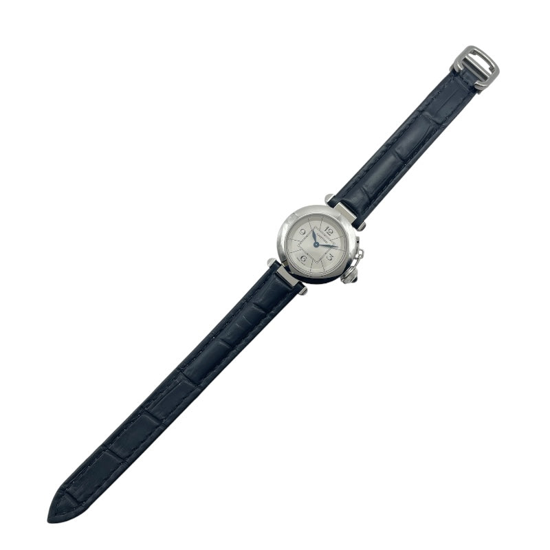 カルティエ Cartier ミニパシャ W3140025 シルバー SS レディース 腕時計
