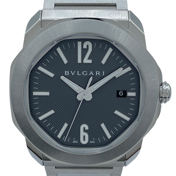 ブルガリ BVLGARI オクト ローマ OC41S（103740) グレー SS メンズ 腕時計