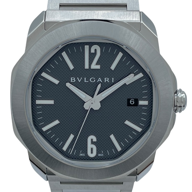 ブルガリ BVLGARI オクト ローマ OC41S（103740) グレー SS メンズ 腕時計