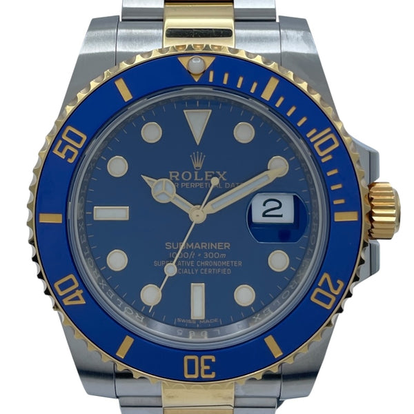 ロレックス ROLEX サブマリーナ 116613LB ブルー K18/SS メンズ 腕時計