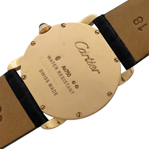 カルティエ Cartier ロンドルイカルティエ29mm W6800151 アイボリー K18PG クオーツ レディース 腕時計