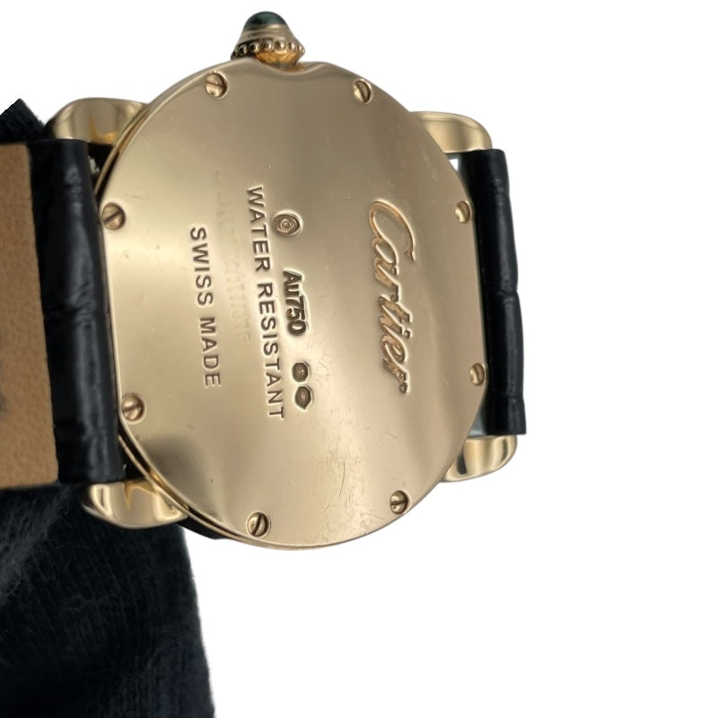 カルティエ Cartier ロンドルイカルティエ29mm W6800151 アイボリー K18PG クオーツ レディース 腕時計
