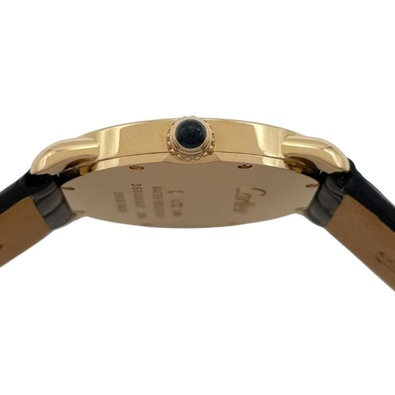 カルティエ Cartier ロンドルイカルティエ29mm W6800151 アイボリー K18PG クオーツ レディース 腕時計