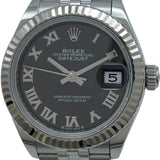 ロレックス ROLEX デイトジャスト28 279174 ダークグレー SS/WG 自動巻き レディース 腕時計