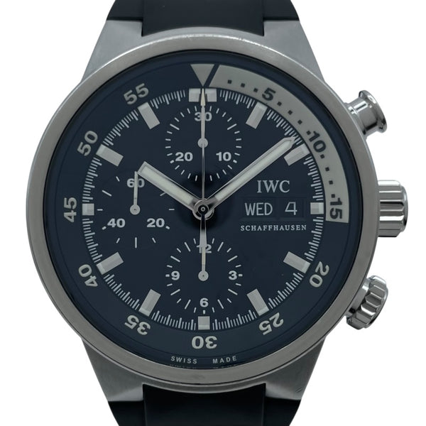 インターナショナルウォッチカンパニー IWC アクアタイマー クロノグラフ IW371933 ブラック SS メンズ 腕時計