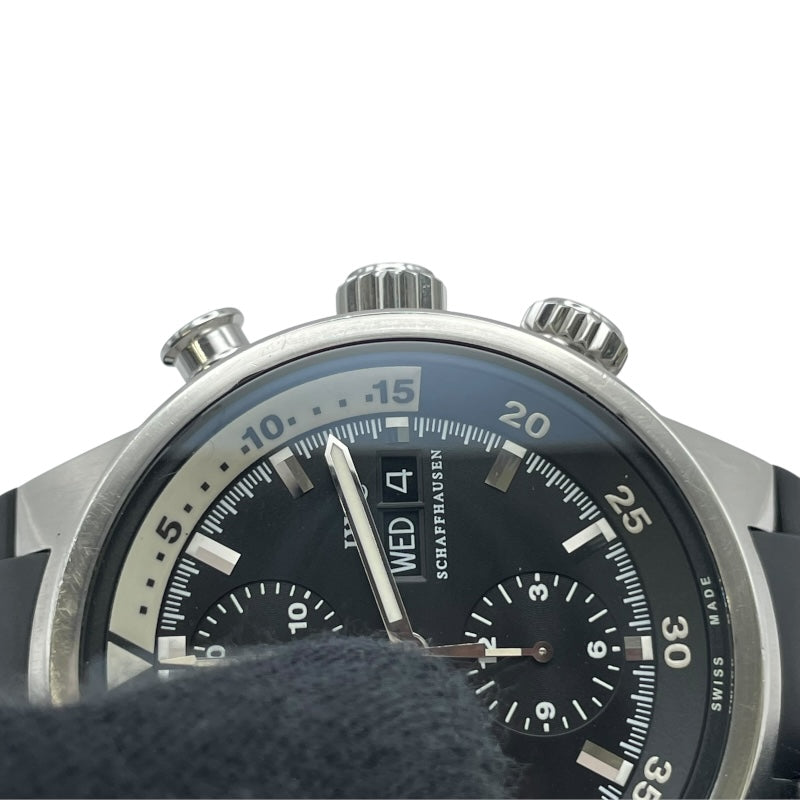 インターナショナルウォッチカンパニー IWC アクアタイマー クロノグラフ IW371933 ブラック SS メンズ 腕時計