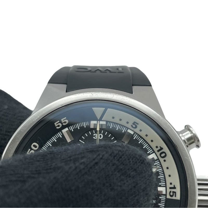 インターナショナルウォッチカンパニー IWC アクアタイマー クロノグラフ IW371933 ブラック SS メンズ 腕時計