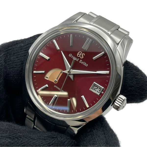 グランドセイコー Grand Seiko エレガンスコレクション スプリングドライブ キャリバー9R SBGA499 レッド SS メンズ 腕時計