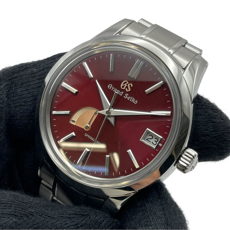 グランドセイコー Grand Seiko エレガンスコレクション スプリングドライブ キャリバー9R SBGA499 レッド SS メンズ 腕時計