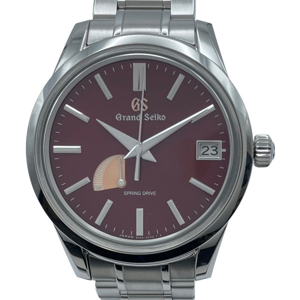 グランドセイコー Grand Seiko エレガンスコレクション スプリングドライブ キャリバー9R SBGA499 レッド SS メンズ 腕時計