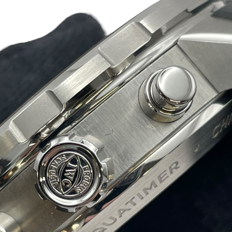 インターナショナルウォッチカンパニー IWC アクアタイマー クロノグラフ IW376803 ブラック SS 自動巻き メンズ 腕時計