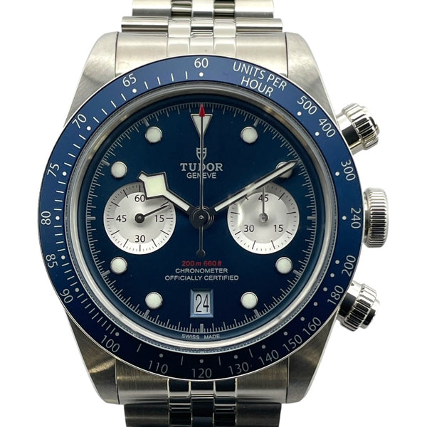 チューダー/チュードル TUDOR ブラックベイ クロノ 79360B ブルー SS 自動巻き メンズ 腕時計