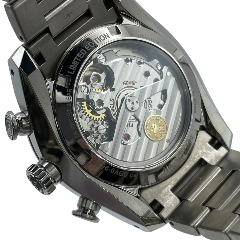 グランドセイコー Grand Seiko スポーツコレクション 世界500本限定 SBGC231 ブラウン チタン 自動巻き メンズ 腕時計