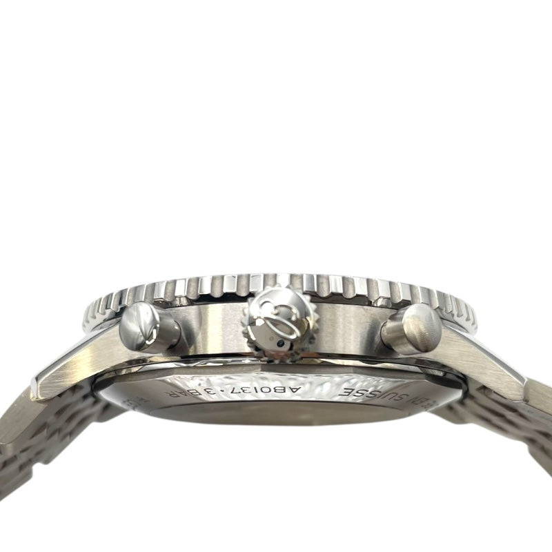 ブライトリング BREITLING ナビタイマー B0 クロノグラフ 46 AB0137 ブルー SS メンズ 腕時計