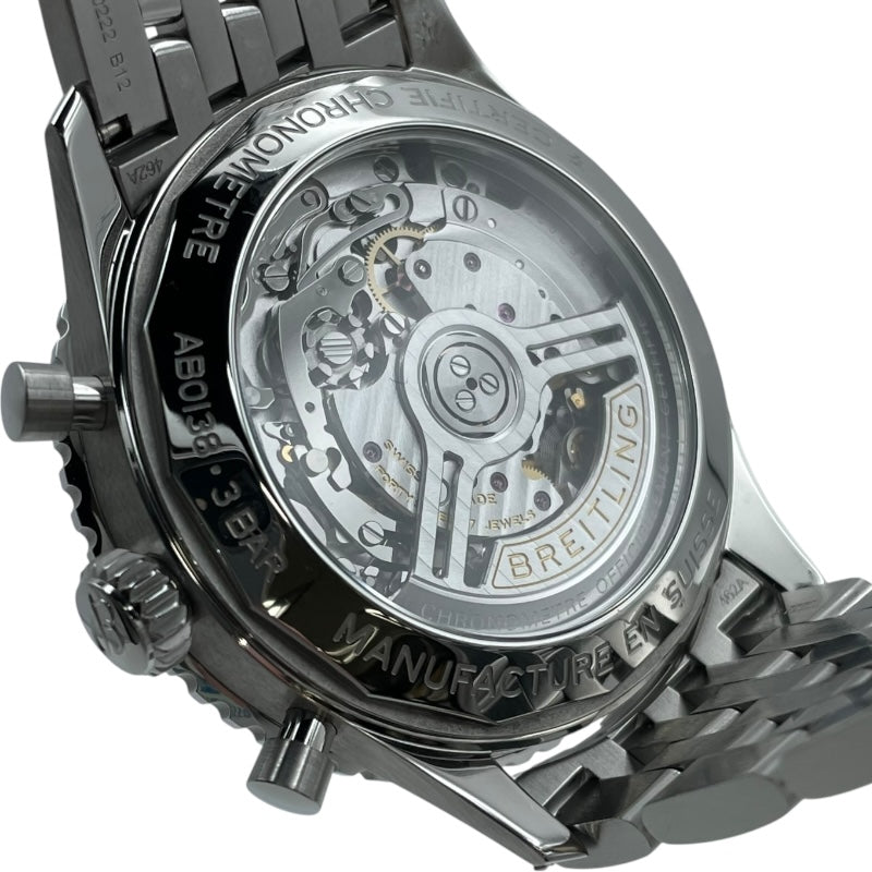 ブライトリング BREITLING ナビタイマー B01 クロノグラフ 43 AB0138241G1A1 シルバー SS 自動巻き メンズ 腕時計