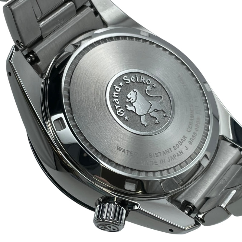 グランドセイコー Grand Seiko スポーツコレクション スプリングドライブ GMT SBGE253 ブラック SS/セラミック 自動巻き メンズ 腕時計