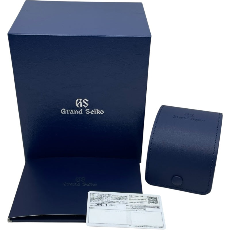 グランドセイコー Grand Seiko スポーツコレクション スプリングドライブ GMT SBGE253 ブラック SS/セラミック 自動巻き メンズ 腕時計