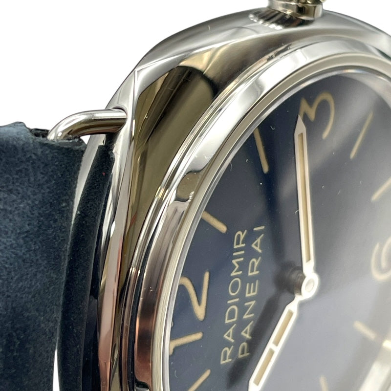 パネライ PANERAI ラジオミール オフィチーネ PAM01383 ネイビー SS メンズ 腕時計