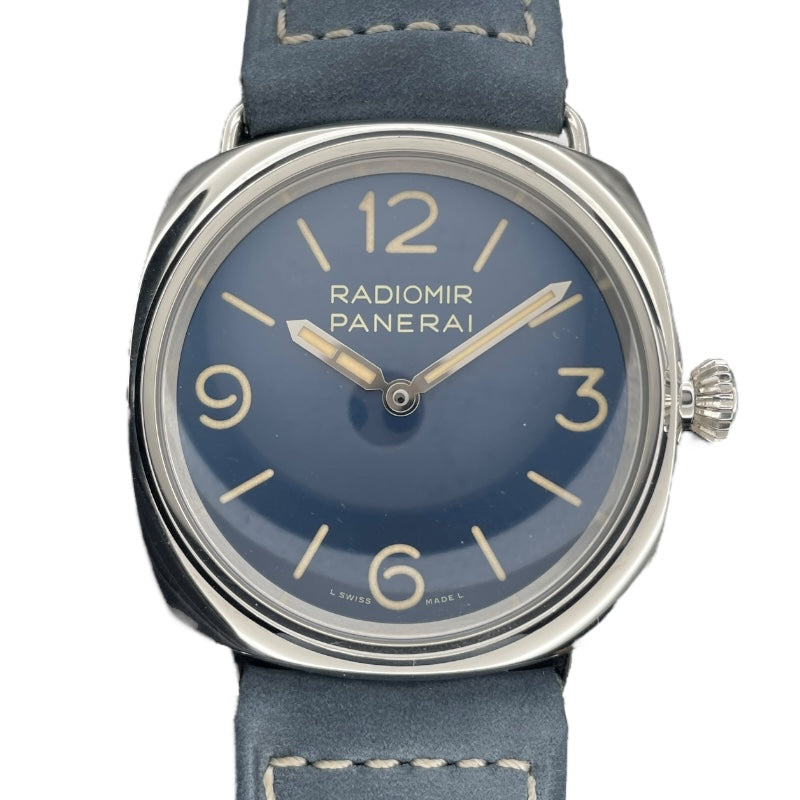 パネライ PANERAI ラジオミール オフィチーネ PAM01383 ネイビー SS メンズ 腕時計