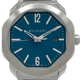 ブルガリ BVLGARI オクト ローマ OC41S（102856) ブルー SS メンズ 腕時計
