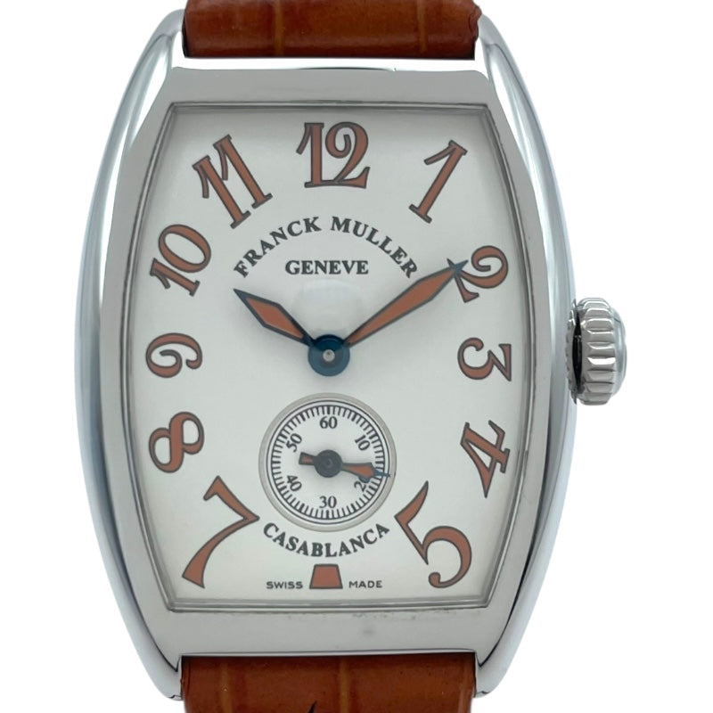 フランク・ミュラー FRANCK MULLER トノウカーベックス 1750S6 SAHARA シルバー SS 手巻き レディース 腕時計