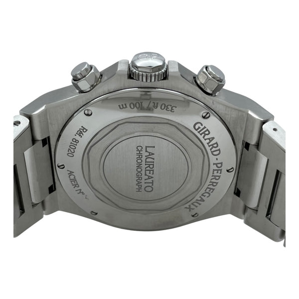 ジラール・ペルゴ GIRARD PERREGAUX ロレアート クロノグラフ 81020-11-131-BB6A シルバー SS 自動巻き メンズ 腕時計