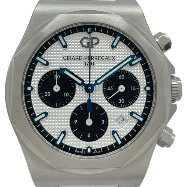 ジラール・ペルゴ GIRARD PERREGAUX ロレアート クロノグラフ 81020-11-131-BB6A シルバー SS 自動巻き メンズ 腕時計
