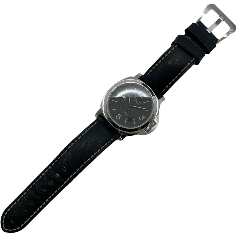 パネライ PANERAI ルミノールマリーナ 大阪ブティック80本限定 PAM00588 ブラック SS 手巻き メンズ 腕時計