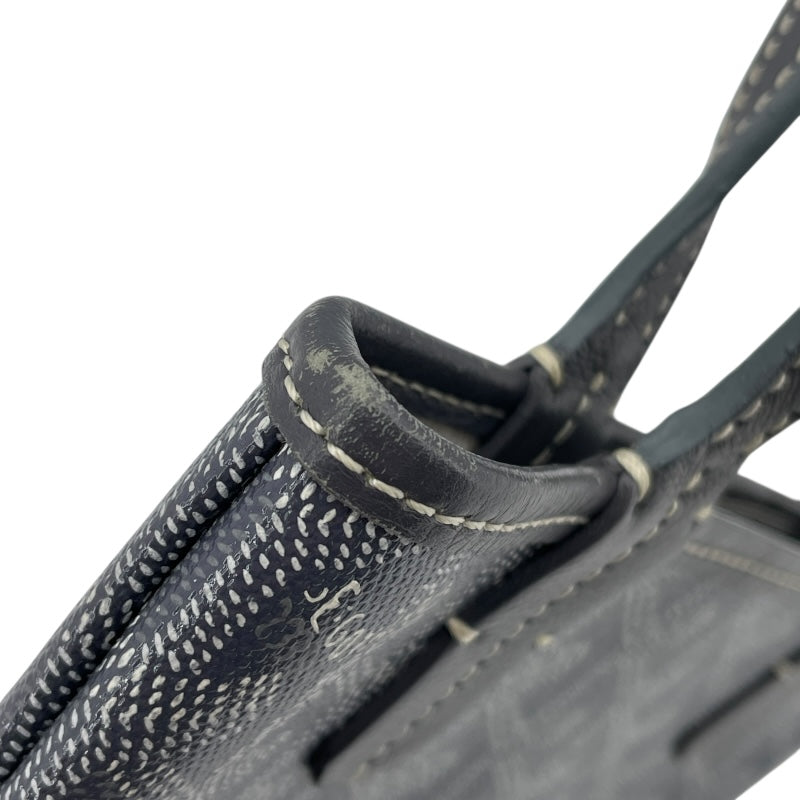 ゴヤール GOYARD ポワティエPM グレー ゴヤールコーティングキャンバス レディース トートバッグ