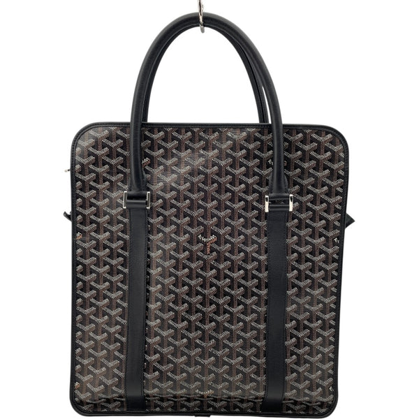 ゴヤール GOYARD ブルゴーニュ マーカージュ ブルドッグ ブラック ゴヤールディンキャンバス メンズ トートバッグ