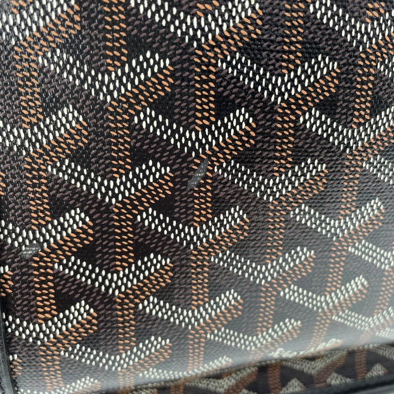 ゴヤール GOYARD ブルゴーニュ マーカージュ ブルドッグ ブラック ゴヤールディンキャンバス メンズ トートバッグ