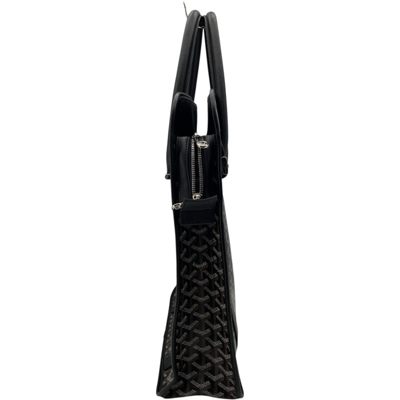 ゴヤール GOYARD ブルゴーニュ マーカージュ ブルドッグ ブラック ゴヤールディンキャンバス メンズ トートバッグ