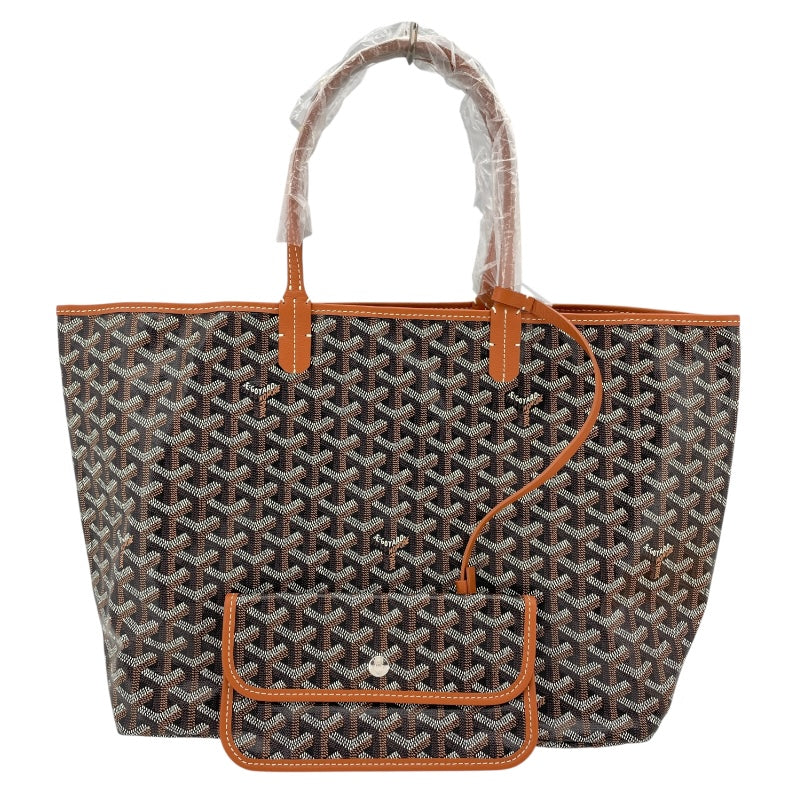 ゴヤール GOYARD サンルイPM ブラック ゴヤールコーティングキャンバス ユニセックス トートバッグ