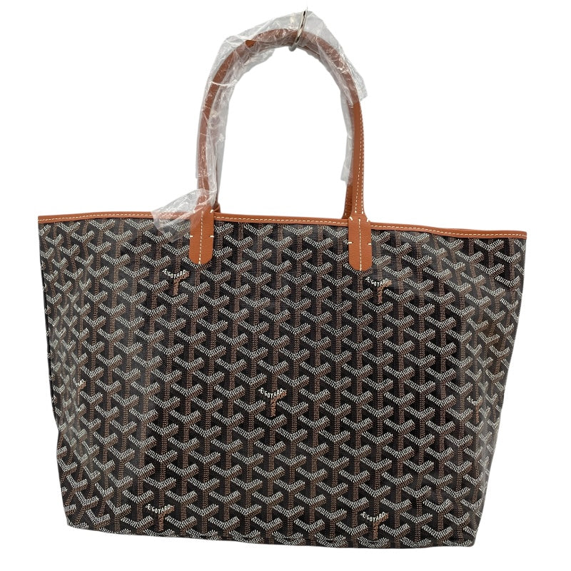 ゴヤール GOYARD サンルイPM ブラック ゴヤールコーティングキャンバス ユニセックス トートバッグ