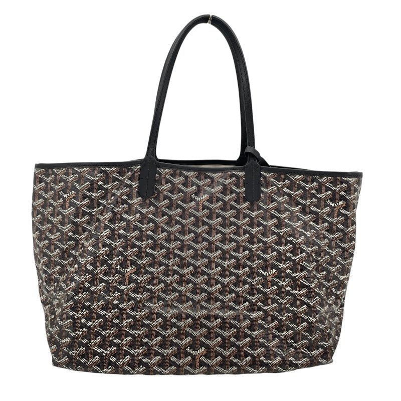 ゴヤール GOYARD サンルイPM ブラック ゴヤールコーティングキャンバス ユニセックス トートバッグ