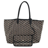 ゴヤール GOYARD サンルイPM ブラック ゴヤールコーティングキャンバス ユニセックス トートバッグ