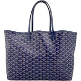ゴヤール GOYARD サンルイPM ネイビー ゴヤールディンキャンバス レディース トートバッグ