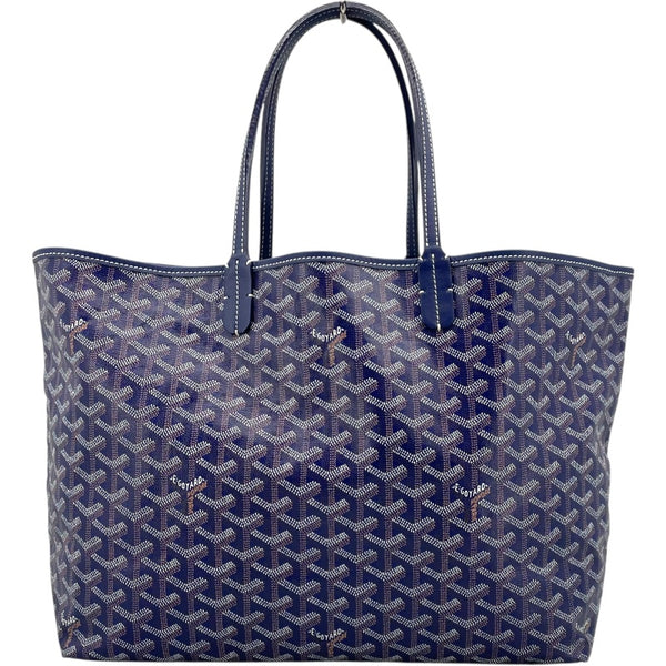 ゴヤール GOYARD サンルイPM ネイビー ゴヤールディンキャンバス レディース トートバッグ