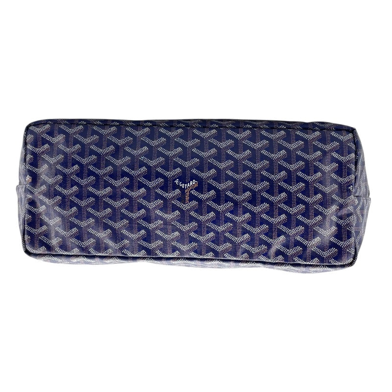 ゴヤール GOYARD サンルイPM ネイビー ゴヤールディンキャンバス レディース トートバッグ