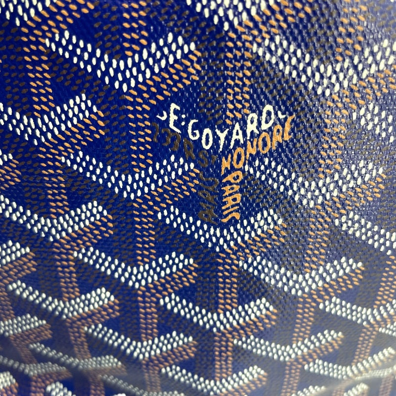 ゴヤール GOYARD サンルイPM ネイビー ゴヤールディンキャンバス レディース トートバッグ