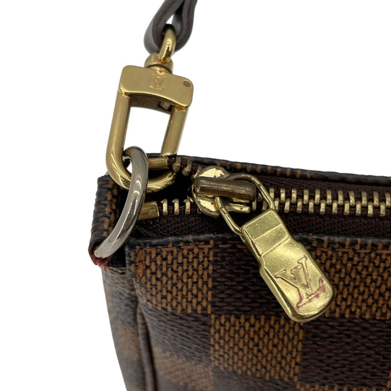 ルイ・ヴィトン LOUIS VUITTON ポシェット・アクセソワール M51980 ブラウン ダミエ・エベヌ レディース ポーチ