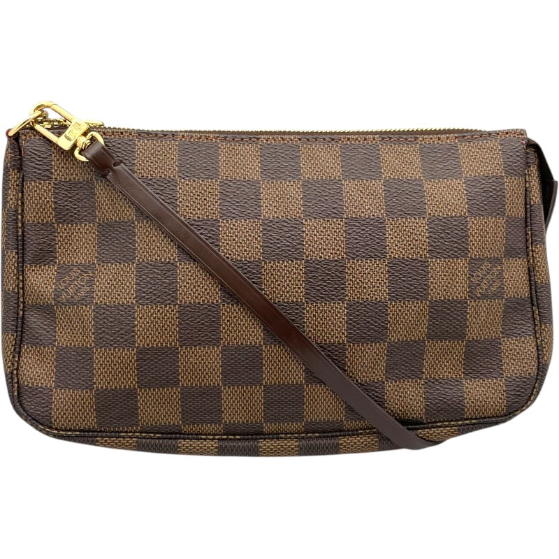 ルイ・ヴィトン LOUIS VUITTON ポシェット・アクセソワール N51985 ブラウン ダミエ レディース ハンドバッグ
