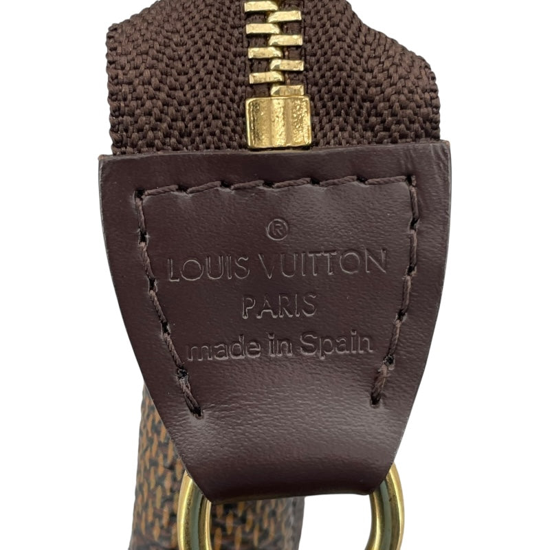 ルイ・ヴィトン LOUIS VUITTON ポシェット・アクセソワール N51985 ブラウン ダミエ レディース ハンドバッグ