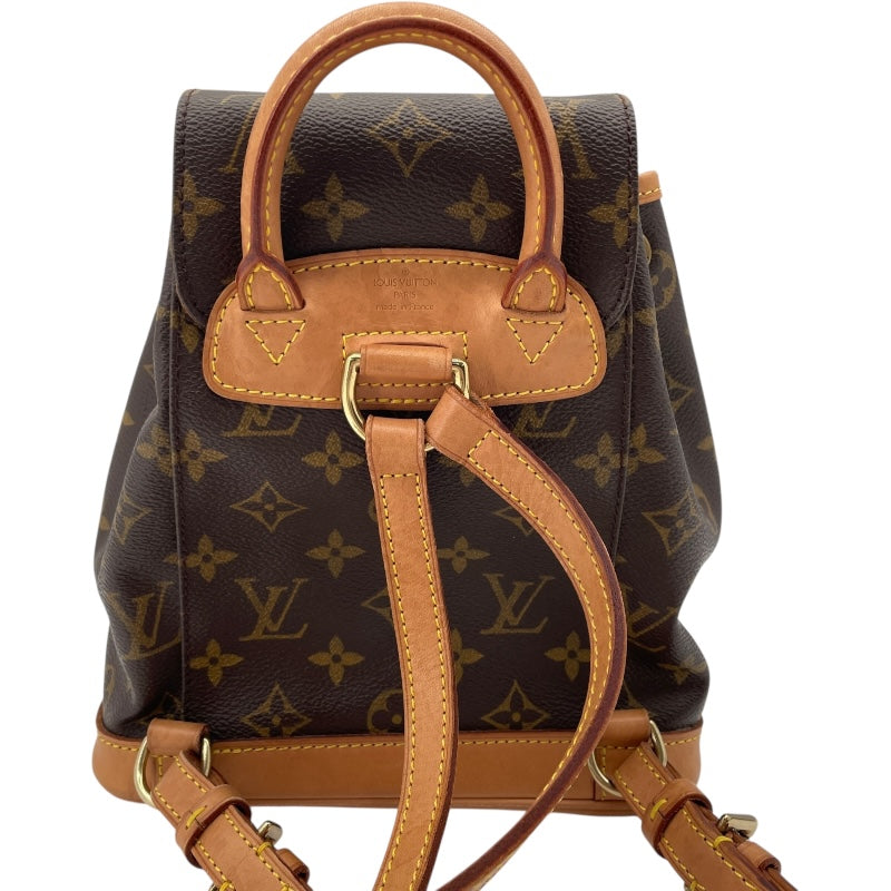 ルイ・ヴィトン LOUIS VUITTON ミニ モンスリ M51137 モノグラム