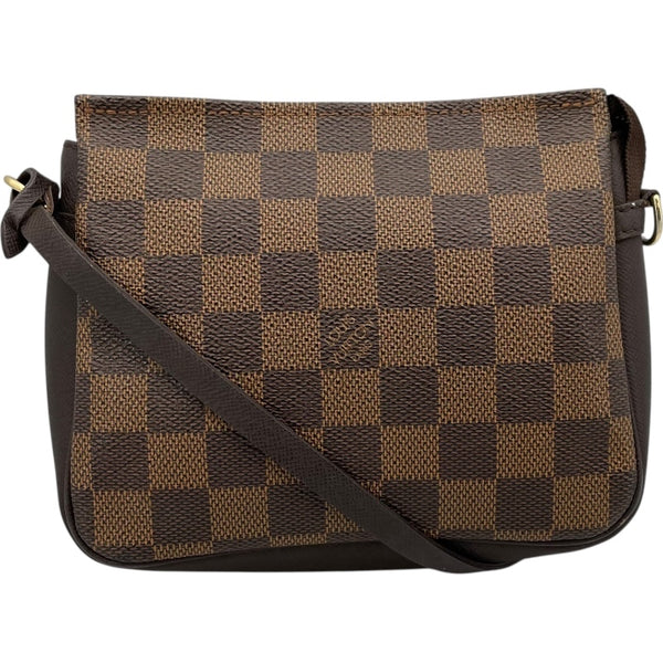 ルイ・ヴィトン LOUIS VUITTON トゥルース・メイクアップ N51982 ブラウン ダミエ レディース ハンドバッグ