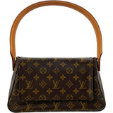 ルイ・ヴィトン LOUIS VUITTON ミニルーピング M51147 モノグラム レディース ハンドバッグ