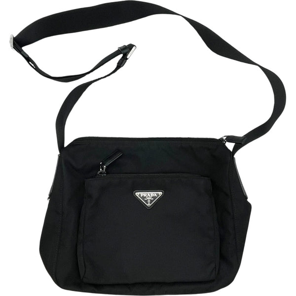 プラダ PRADA ショルダーバッグ ブラック SV金具 ナイロン レディース ショルダーバッグ