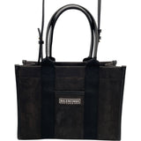 バレンシアガ BALENCIAGA ハードウェアXS 671402 ブラック キャンバス レディース ショルダーバッグ